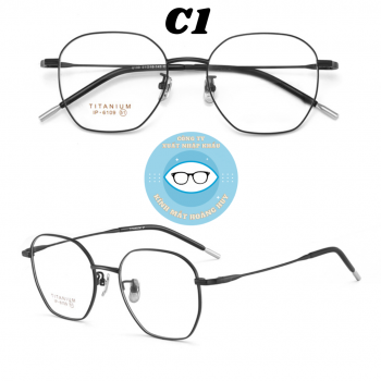 Gọng kính kim loại mã 6109